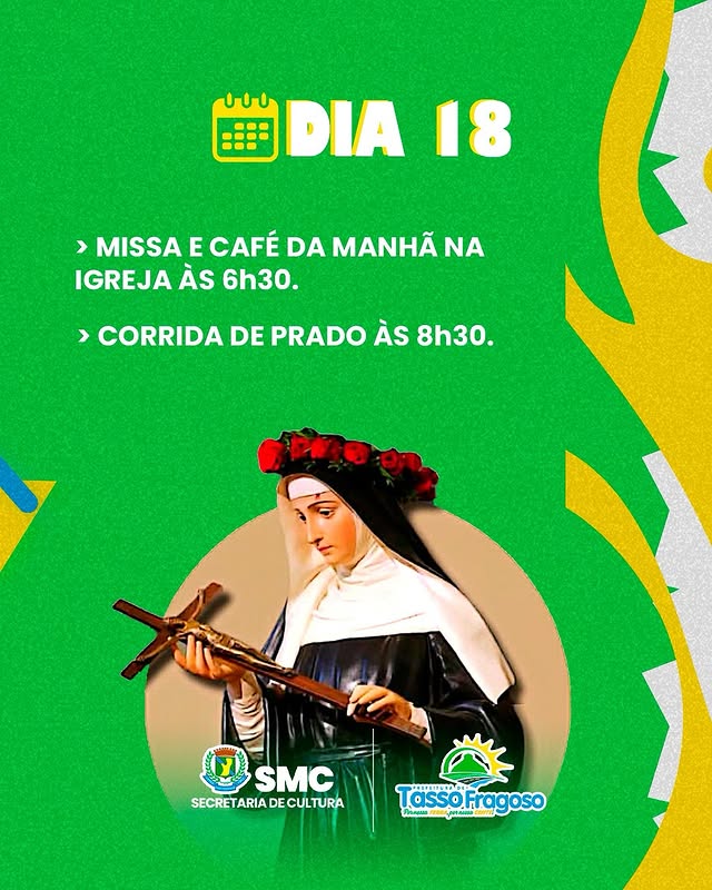 Festejo de Santa Rita de Cássia! 🎉