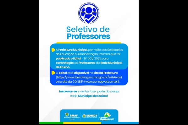 SELETIVO DE PROFESSORES PARA O ANO LETIVO DE 2026